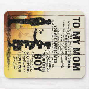 Personalised To My Mum From Son Birthday Mum Gift Mouse Pad