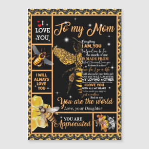 Personalised To My Mum Love From Daughter Bee