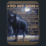 Personalised To My Son, Son Birthday Gift Baby Blanket<br><div class="desc">Personalised To My Son,  Son Birthday Gift</div>