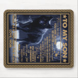 Personalised To My Son, Son Birthday Gift Mouse Pad<br><div class="desc">Personalised To My Son,  Son Birthday Gift</div>
