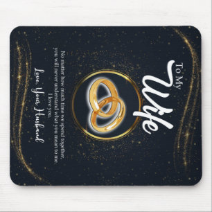 Personalised To My Wife   Gifts For Valentine Mouse Pad