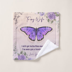 Personalised To My Wife   Love Letter From Husband Wash Cloth