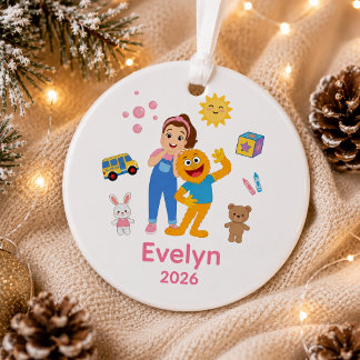 Personalised Toddler Ornament, Ms. Rachel Ornament