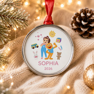 Personalised Toddler Ornament, Ms. Rachel Ornament