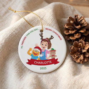 Personalised Toddler Ornament, Ms. Rachel Ornament