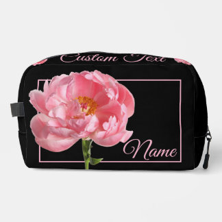 Personalised Toiletry Bag  - Pink Peony