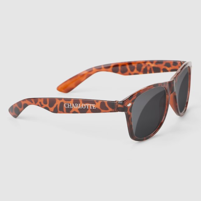 Personalised Tortoise Shell  Sunglasses (Right)