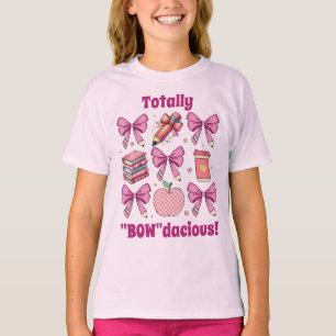 Personalised Totally "Bowdacious" Coquette style T-Shirt