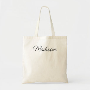 Personalised Tote Bag, Custom Name Tote Bag, Bride Bag