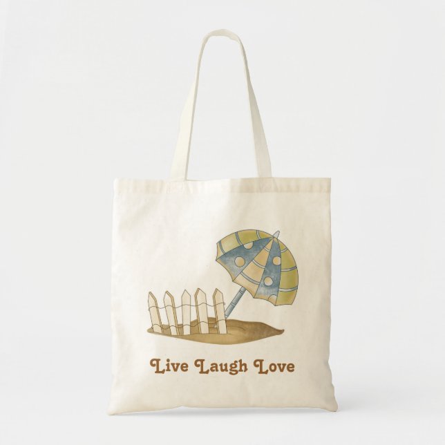 Personalised tote bags Beach totes (Front)