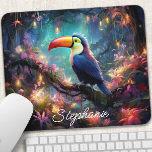 Personalised Toucan Paradise Mouse Pad