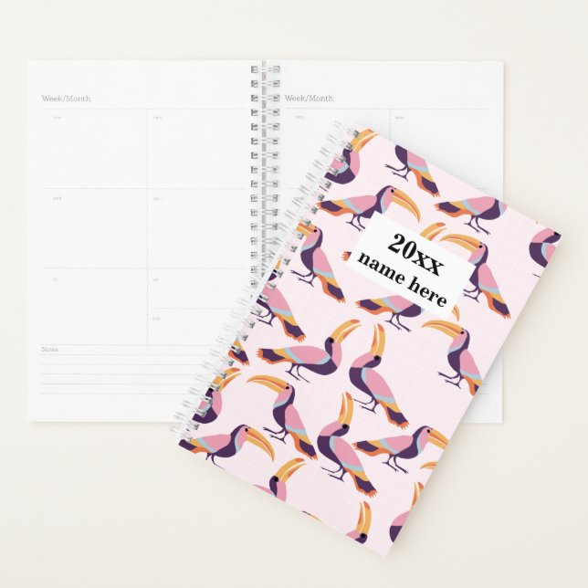Personalised Toucan Planner (Display)