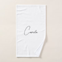 Personalised Towel, Turkish Beach & Hand Towel – B