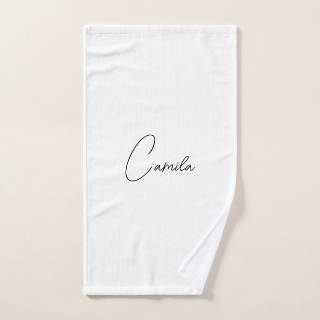 Personalised Towel, Turkish Beach & Hand Towel – B (Hand Towel)