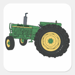 Personalised tractor sticker 