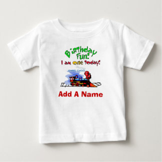 Personalised Train 1st Birthday T-shirt