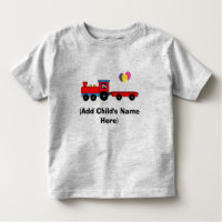 Personalised Train Birthday T-Shirt