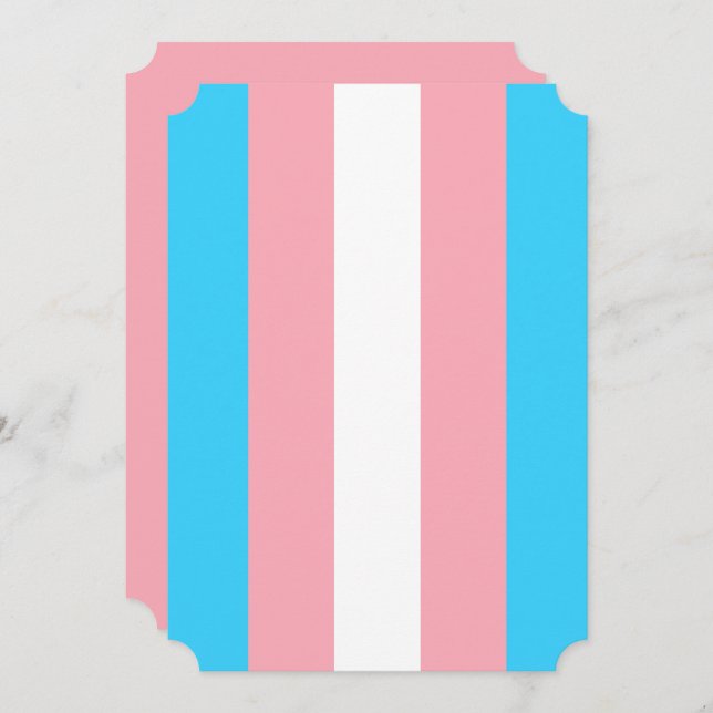 Personalised Transgender Flag (Front/Back)