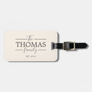 Personalised Travel Luggage VacationTag Tag