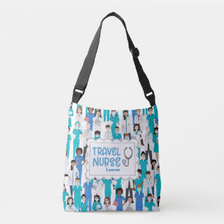 Personalised Travel Nurse Crossbody Bag