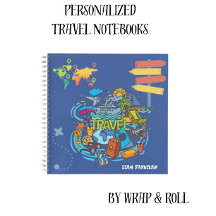 Personalised Travel Plans Notebook