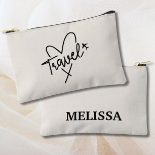 Personalised Traveller Pouch Travel Makeup Bag