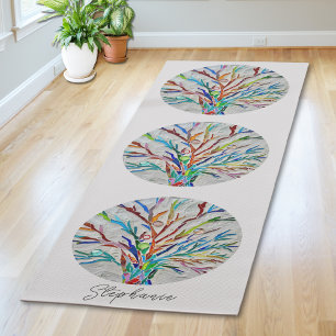 Personalised Tree Of life Yoga Mat