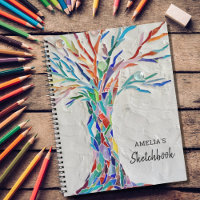 Personalised Tree Sketchbook