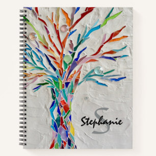Personalised Tree Spiral Notebook