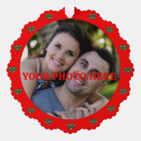 Personalised Tree Trim / Card Photo Ornament