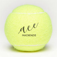 Personalised Trendy Modern Initials ACE