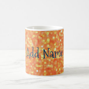 Personalised Trendy Modern Unique Abstract Pattern Coffee Mug