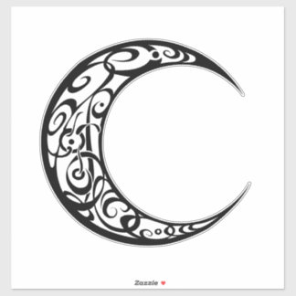 Personalised Tribal Moon Symbol
