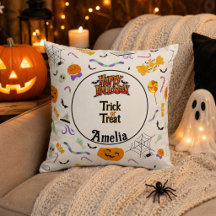 Personalised Trick or Treat Cute Halloween