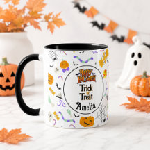 Personalised Trick or Treat Cute Halloween 