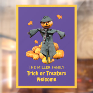 Personalised Trick or Treaters Welcome