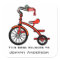 Personalised Tricycle Bookplate Sticker