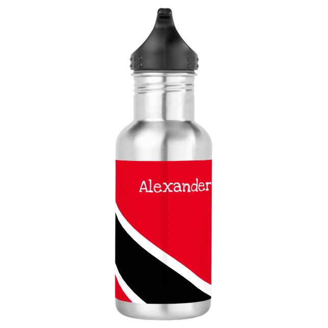 Personalised Trinidad and Tobago Flag 532 Ml Water Bottle (Right)