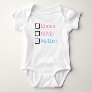 Personalised Triplets Gift, Custom Triplet Babies  Baby Bodysuit