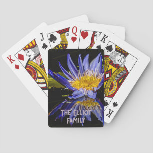 Personalised "Tropic Orchid" Playing Cards