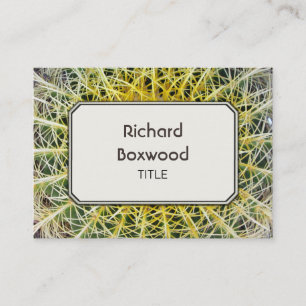 Personalised Tropical Arid Cactus Customisable Business Card