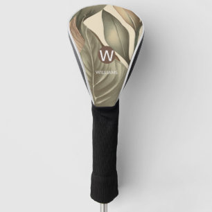 Personalised Tropical Golf Head Cover