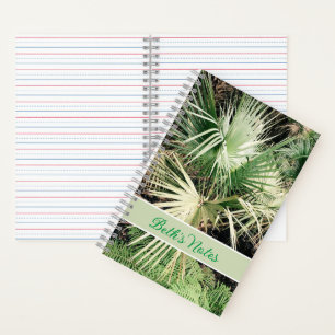 Personalised Tropical Graphic Palm Tree Notebook
