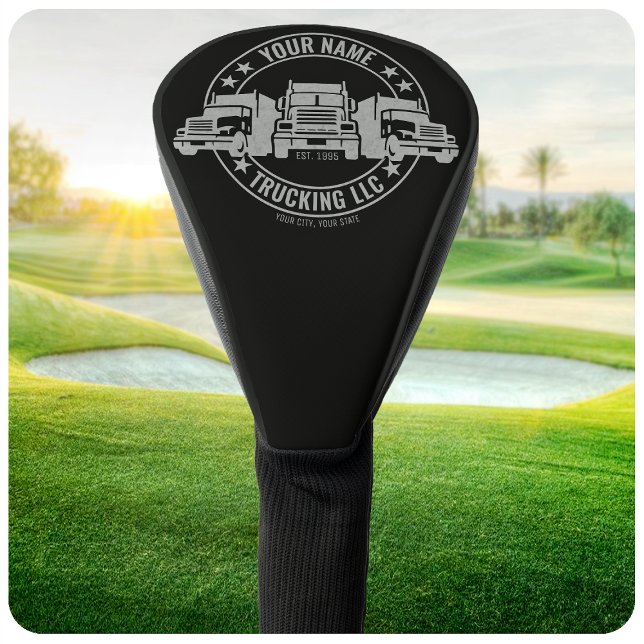 Personalised Trucker Big Rig Semi Truck Trucking  Golf Head Cover (Creator Uploaded)