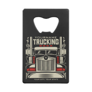 Personalised Trucking 18 Wheeler BIG RIG Trucker 