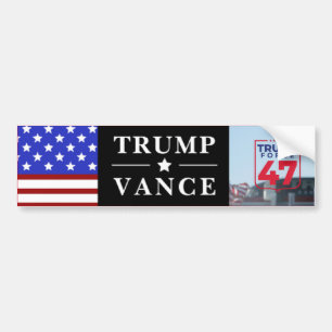 Personalised Trump Vance 2024  Bumper Sticker