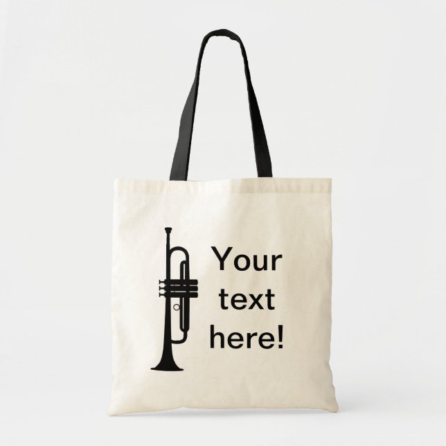 Personalised Trumpet Tote Bag (Front)