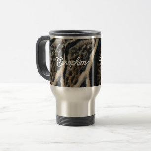 Personalised  Tumbler With Handle, Lid, and Straw Travel Mug