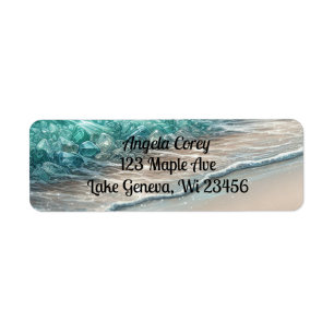 Personalised Turquoise Ocean Waves