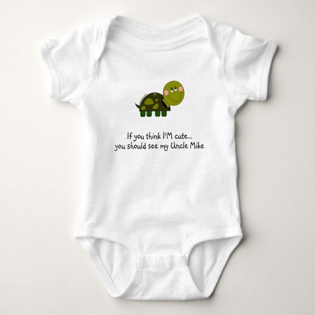 Personalised Turtle infant tee (Front)